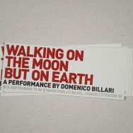 Walking on the moon but on earth (Flyer by Patrik Bürdel)